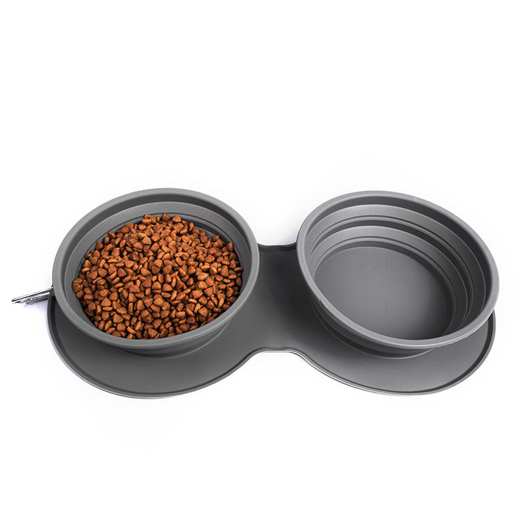 faltbare Silikon Hunde slow feeder